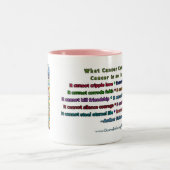 春ハートがんエンジェルマグ ツートーンマグカップ (中央)