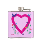 春ハートバレンタイン フラスク (裏面)