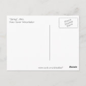 春バイウィンターハルター ポストカード (裏面)