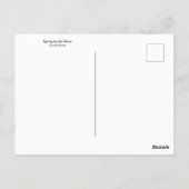 春バイセーヌクロードモネ ポストカード (裏面)