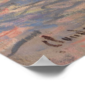 春バイセーヌバイクロードモネ ポスター (角)