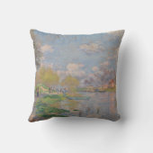 春バイセーヌバイモネ印象派 クッション (裏面)