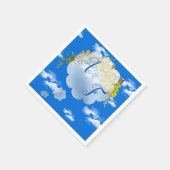 春バターカップ花 スタンダードカクテルナプキン (角)