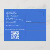 春バターカップ花 案内ポストカード (裏面)