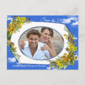 春バターカップ花 案内ポストカード (正面)