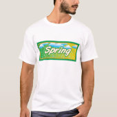 春バナーステッカー Tシャツ (正面)