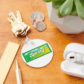 春バナー記号 キーホルダー