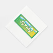 春バナー記号 スタンダードランチョンナプキン (角)