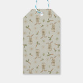 春バニーパーソナライズされたギフトラベル ギフトタグ (裏面)