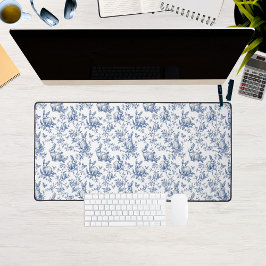 春バニーブルーチノワセリー デスクマット