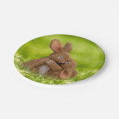 春バニーラバーズ ペーパープレート (アングル)