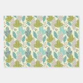 春バニーラビット自然 ラッピングペーパーシート (正面2)