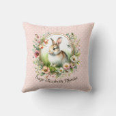 春バニー クッション (裏面)