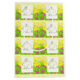 春バニー ミディアムペーパーバッグ