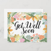 春バラ開花クローバーグイーブメント ポストカード (正面/裏面)