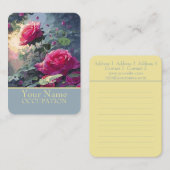 春バラ – 名刺 (正面/裏面)