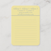 春バラ – 名刺 (裏面)