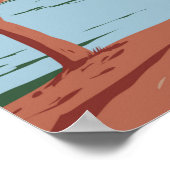 春バレー州パークネバダヴィンテージ ポスター (角)