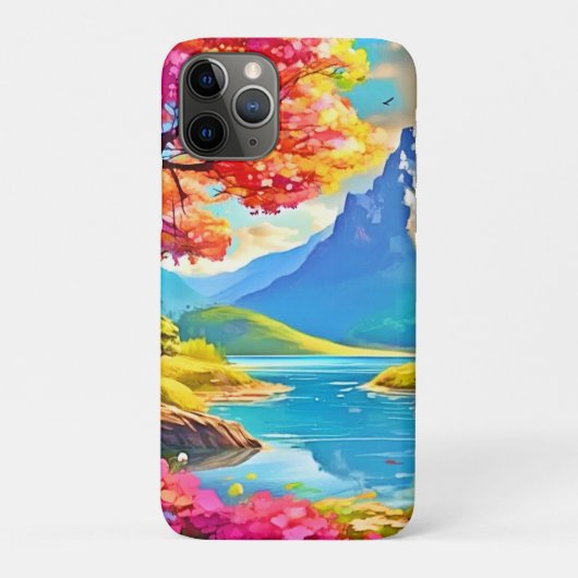 春バレー：マウンテンビュー Case-Mate iPhoneケース (裏)