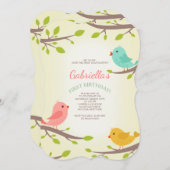 春バード招待状 招待状 (正面/裏面)