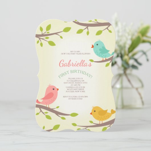 春バード招待状 招待状 (スタンド正面)