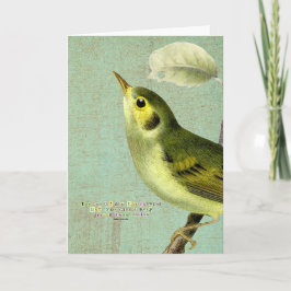 春バード、誕生日 カード