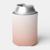 春パステルカラー赤面ピーチグラデーションダスティピンク 缶クーラー (缶正面)