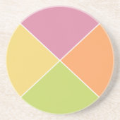 春パステルシャーベット コースター (正面)