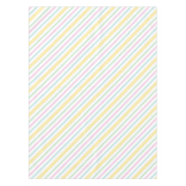 春パステルストライプ テーブルクロス
