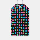 春パステルスポットオンブラック ギフトタグ (裏面)