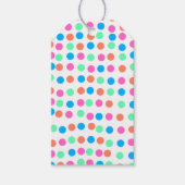 春パステルスポット ギフトタグ (正面)