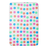 春パステルスポット バスマット (正面縦)