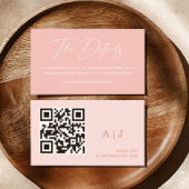 春パステルピンク結婚ズ詳細 エンクロージャーカード