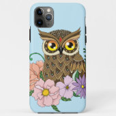 春パステルフラワーズフクロウ Case-Mate iPhoneケース (裏面)