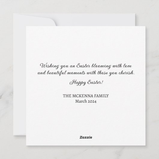 春パステルフラワーズロプエイドバニー シーズンカード (裏面)