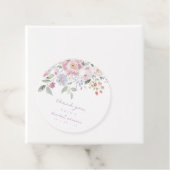 春パステルフローラブライダルシャワーサンキュー フェイバータグ (インサイチュ)