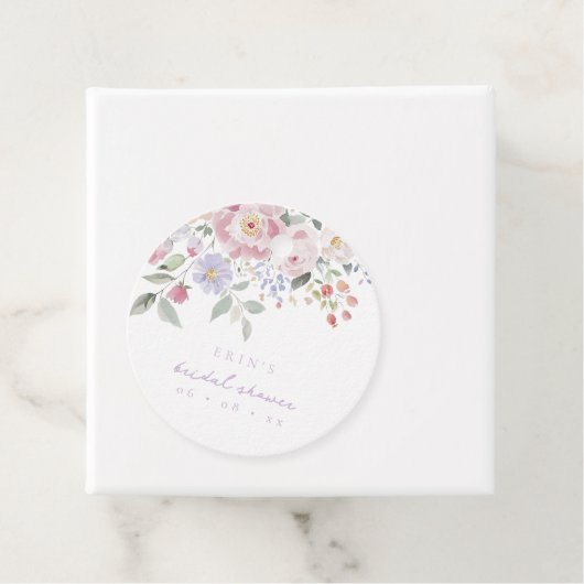 春パステルフローラブライダルシャワー フェイバータグ (インサイチュ)