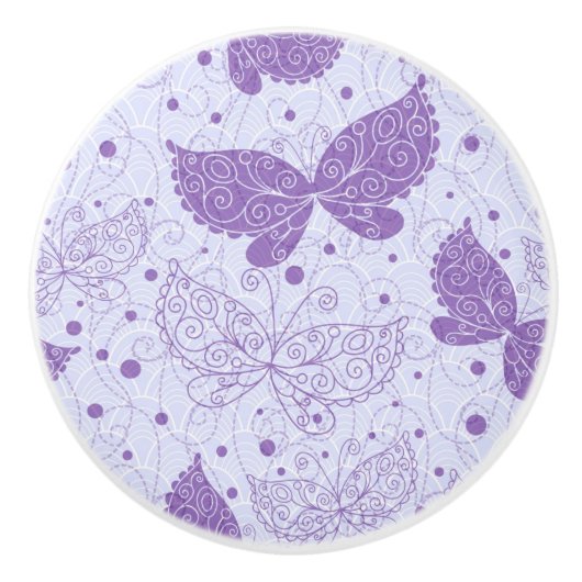 春パターン セラミックノブ (正面)