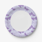 春パターン ペーパープレート (正面)