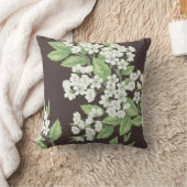 春パターン、緑の枝シームレス。 クッション (ブランケット)