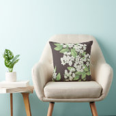 春パターン、緑の枝シームレス。 クッション (椅子)