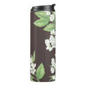 春パターン、緑の枝シームレス。 タンブラー (回転左)