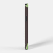 春パターン、緑の枝シームレス。 iPhoneケース (右側面)