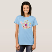 春パッチウィメンズシャツ Tシャツ (正面フル)