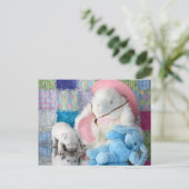 春パピーラブ ポストカード (スタンド正面)