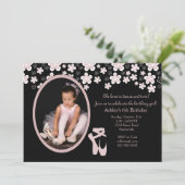 春パフォーマンス写真招待状 招待状 (スタンド正面)