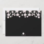 春パフォーマンス写真招待状 招待状 (裏面)