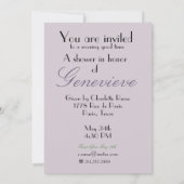 春パリジャンフラッパーファッションシャワー 招待状 (裏面)