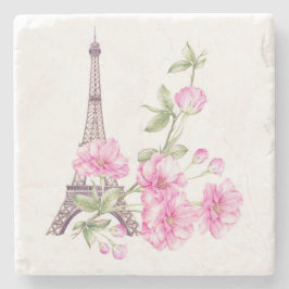 春パリフローラ ストーンコースター