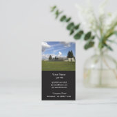 春パーク、美しい青空、白い雲… 名刺 (スタンド正面)